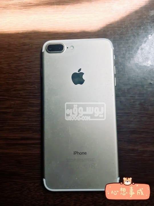موبايل i phone 7 plus مستعمل بحالة ممتازة للبيع فى الزمالك