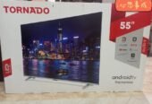 شاشة تورنيدو جديدة بالكرتونة لم تفتح للبيع 55 بوصة شاشة تورنيدو جديدة بالكرتونة لم تفتح للبيع 55 بوصة