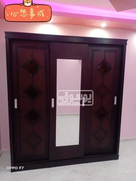 دولاب وسط للبيع خشب زان فى كونتر للبيع ومتاح التوصيل