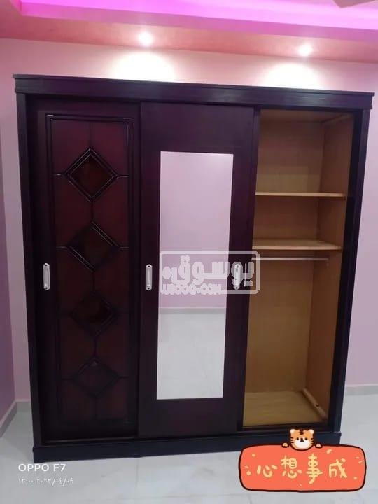 دولاب وسط للبيع خشب زان فى كونتر للبيع ومتاح التوصيل