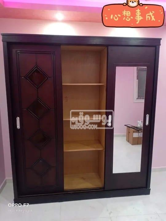 دولاب وسط للبيع خشب زان فى كونتر للبيع ومتاح التوصيل