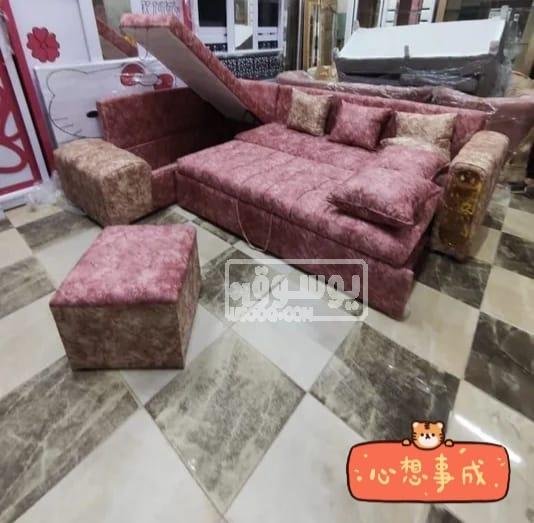 ركنة للبيع تلاتة فى واحد ركنة وسرير وسحارة بسعر مغرى