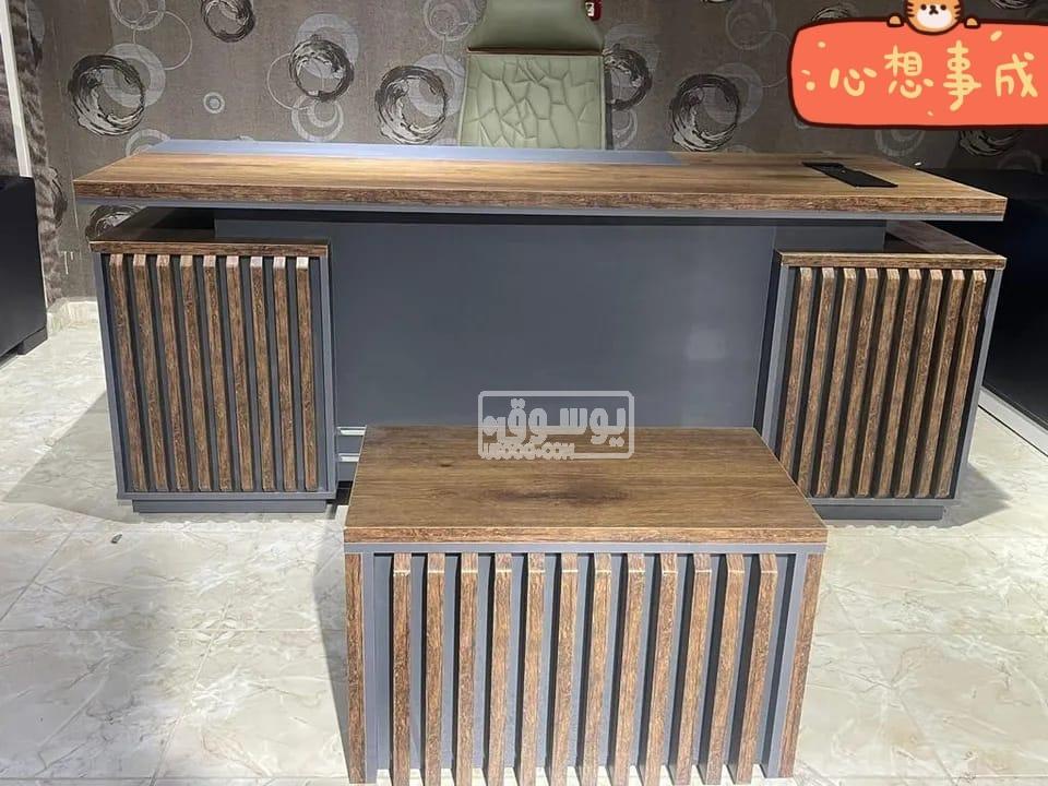 مكتب للبيع بجودة عالية خشب mdf اسبانى مستورد المرج بالقاهرة