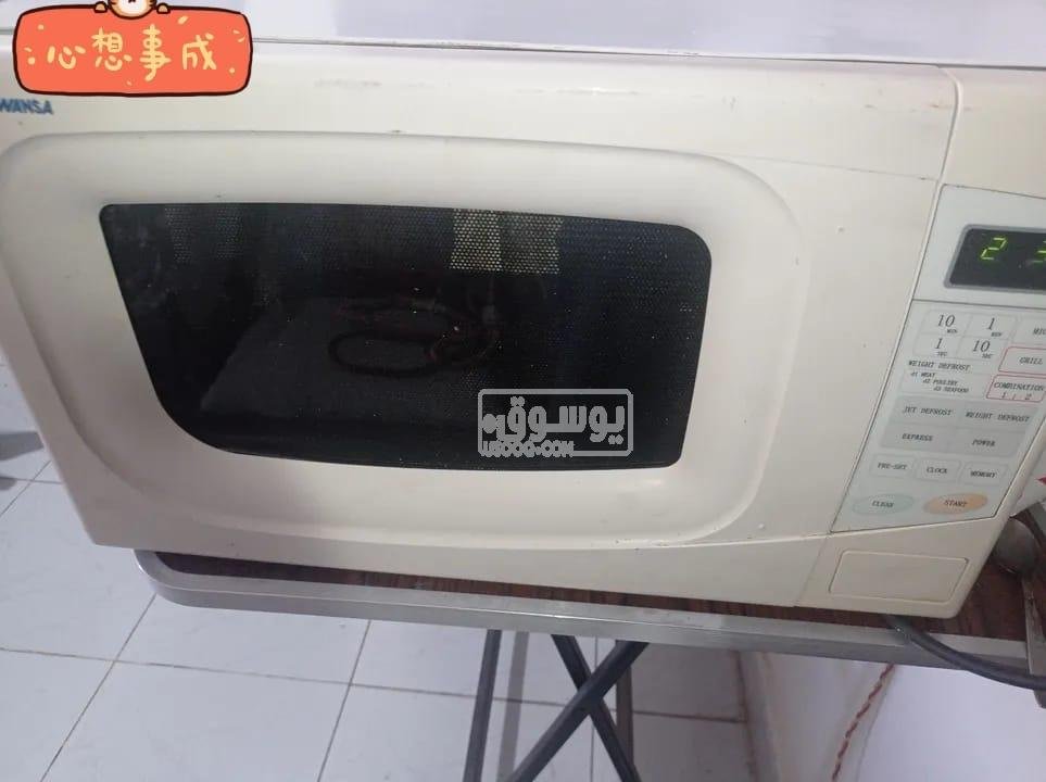 ميكروويف ونسا مستعمل بحالة ممتازة للبيع فى مدينتى