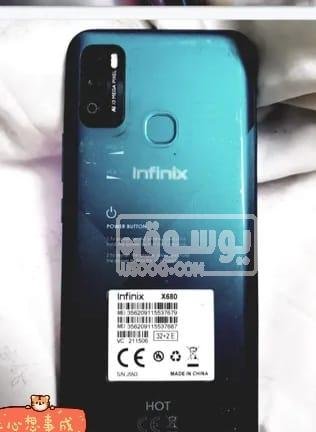 موبايل infinix hot 9 استخدام سنة ونص بحالة ممتازة للبيع