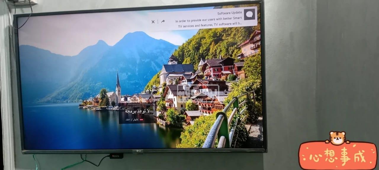 شاشة ال جى سمار استخدام خفيف بحالة ممتازة للبيع فى الجيزة