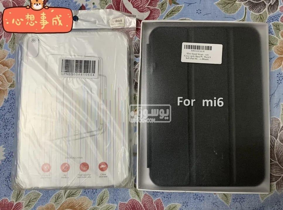 ايباد من ابل ipad mini 6 جديد متبرشم معاه اتنين جراب جداد