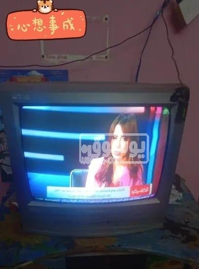 تلفزيون توشيبا مستعمل بحالة ممتازة معاه الرسيفر فى عين شمس