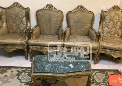 صالون مدهب دمياطى استخدام خفيف بحالة ممتازة للبيع WhatsApp-Image-2023-05-13-at-4.53.32-PM