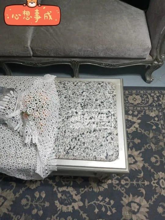 صالون سيلفر مودرن كامل مستعمل بحالة ممتازة للبيع بالقاهرة