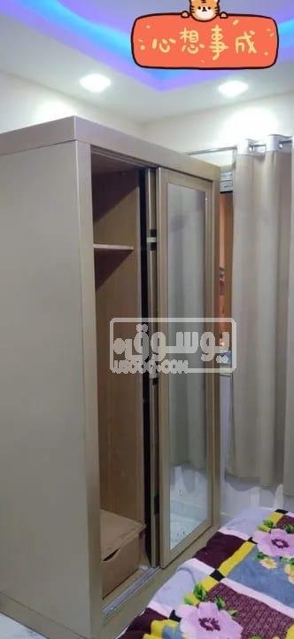 استوديو للايجار مفروش ومكيف والسعر شامل الخدمات فى اكتوبر