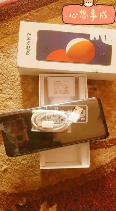 موبايل للبيع Galaxy M12 بمشتملاتة فى الوراق بالجيزة