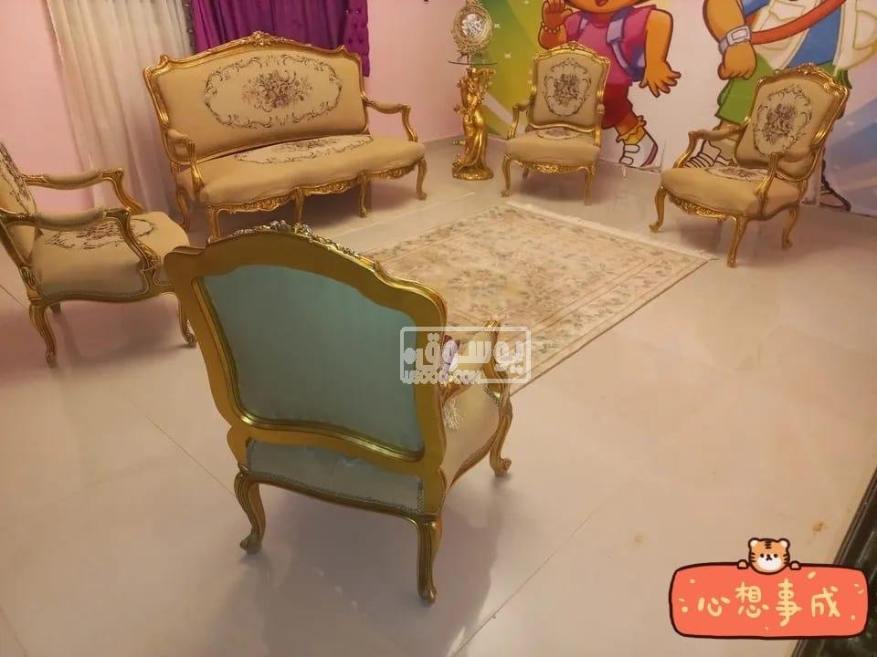 صالون مذهب استخدام خفيف بحالته الجديدة للبيع فى الجيزة