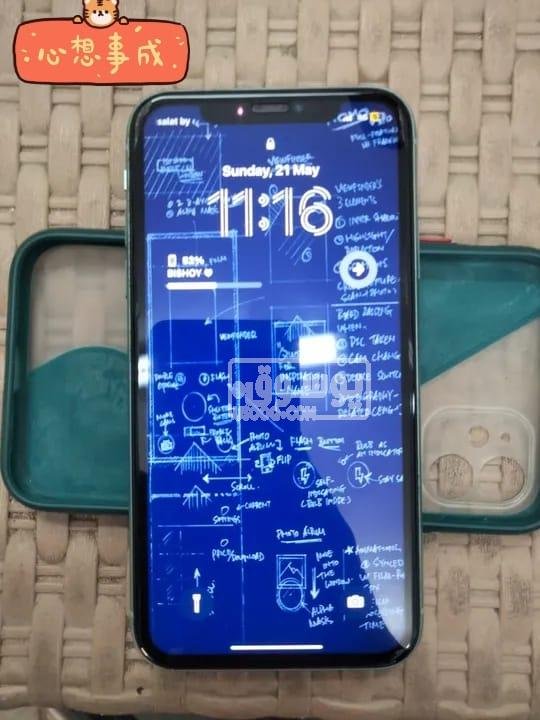 تلفون للبيع iphone 11 مستعمل بحالة جيدة فى فيصل