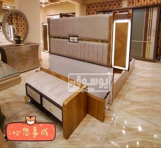 اوضة نوم عمولة خشب زان فى مدينة الشروق متاح التوصيل