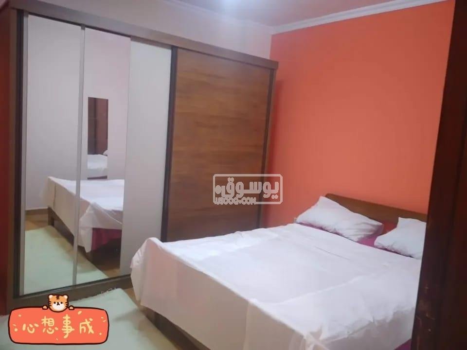 شقة للايجار مفروشة 90 متر فى حدايق اكتوبر