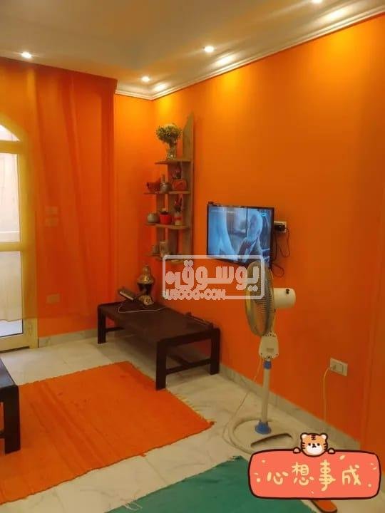 شقة للايجار مفروشة 90 متر فى حدايق اكتوبر