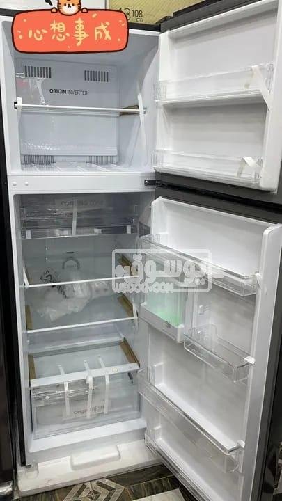 تلاجة توشيبا 12 قدم ضمان 10 سنين والتوصيل لحد باب البيت