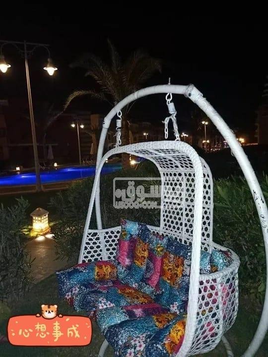 مرجيحة رتان حديد قوى ومتين ومتاح الشحن لكل المحافظات