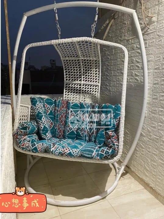 مرجيحة رتان حديد قوى ومتين ومتاح الشحن لكل المحافظات