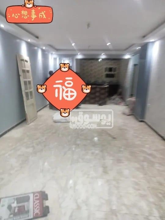 شقة للايجار تشطيب سوبر لوكس دور سادس فى فيصل