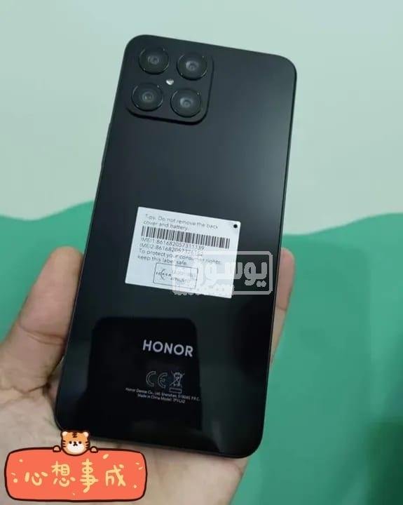 موبايل هونور اكس 8 استخدام خميف بحالة ممتازة للبيع