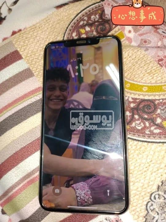 موبايل iphone XS max مستعمل بحالة ممتازة فى القاهرة للبيع