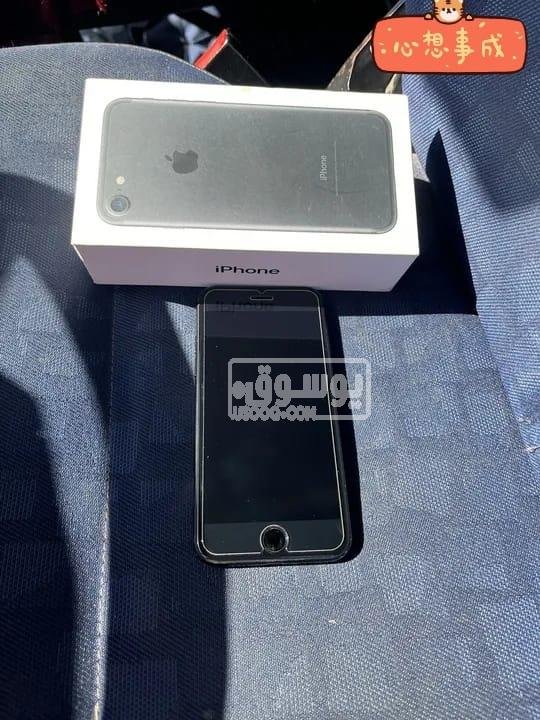 تلفون وارد من ايطاليا مستعمل ايفون7 للبيع بالعلبه فى القاهرة