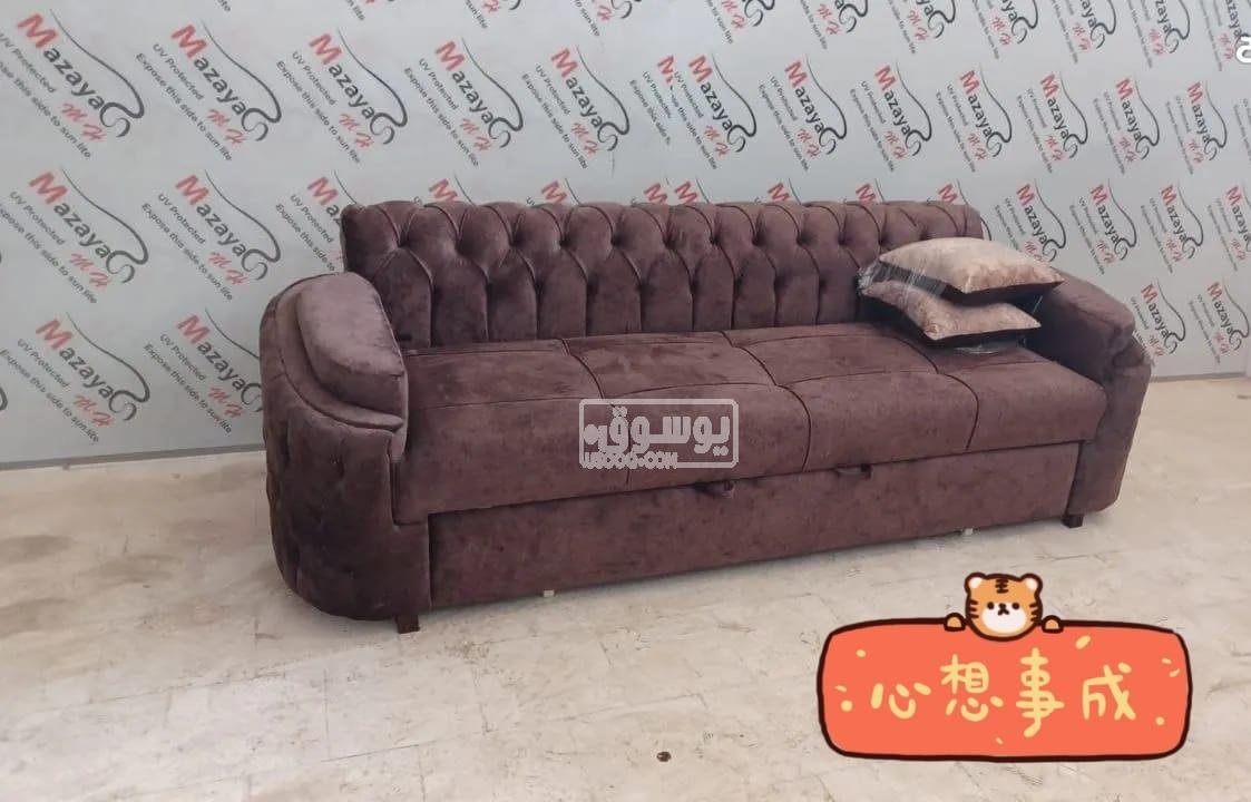 ركنة سرير عمولة خشب زان ضمان سنة للبيع فى القاهرة