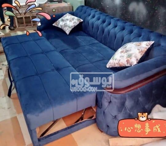 ركنة سرير عمولة خشب زان ضمان سنة للبيع فى القاهرة