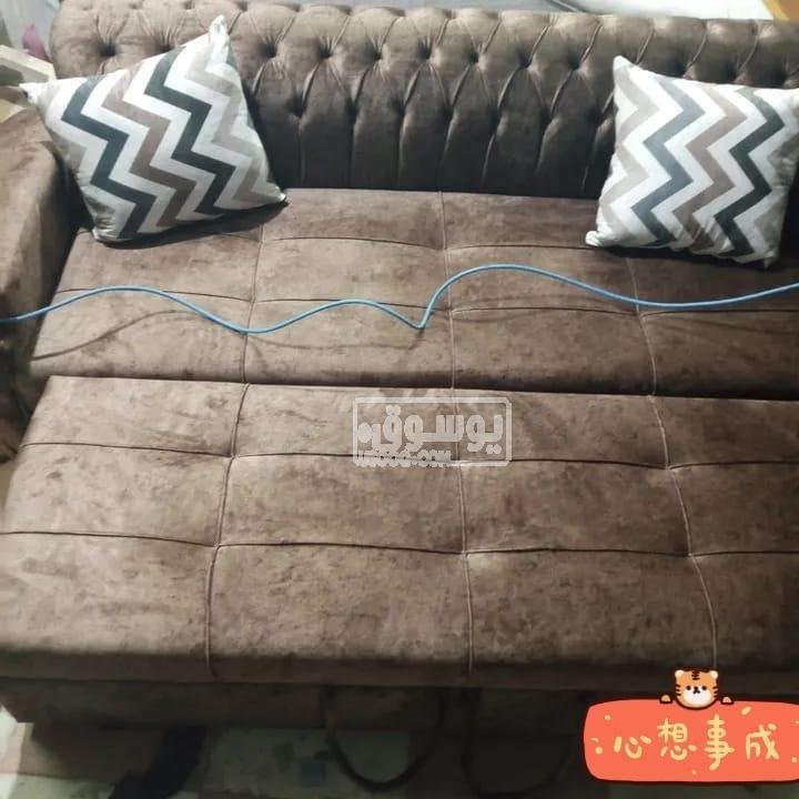 ركنة سرير عمولة خشب زان ضمان سنة للبيع فى القاهرة