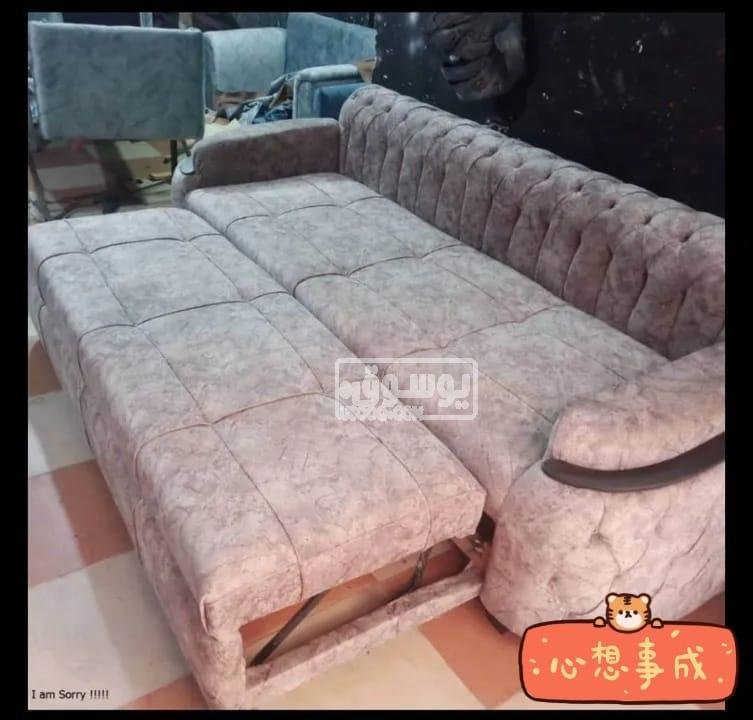 ركنة سرير عمولة خشب زان ضمان سنة للبيع فى القاهرة