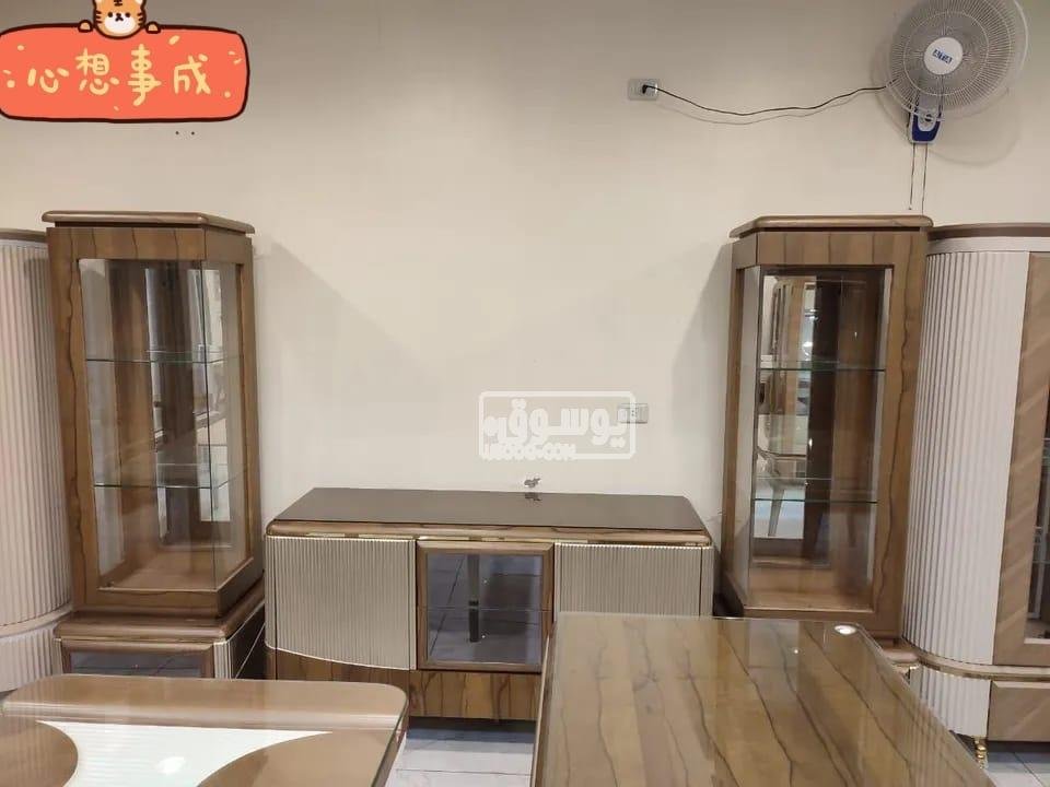 تشكيلة غرف سفرة كاملة دمياطى خشب زان فى القاهرة