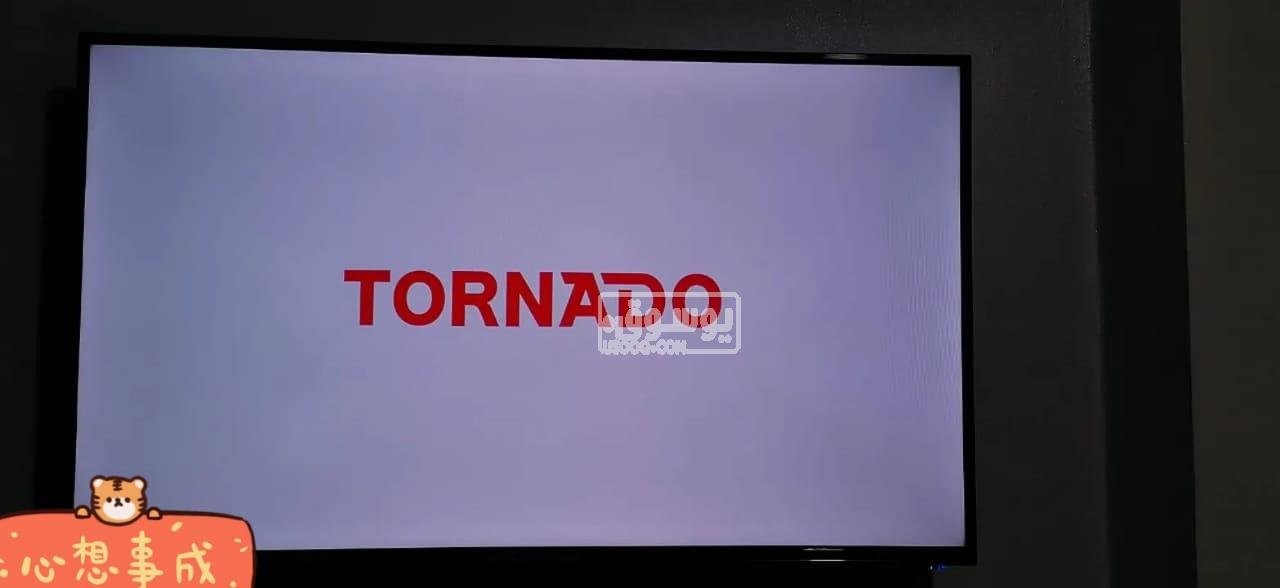 شاشة تورنيدو مستعملة بحالة ممتازة ما زالت فى الضمان