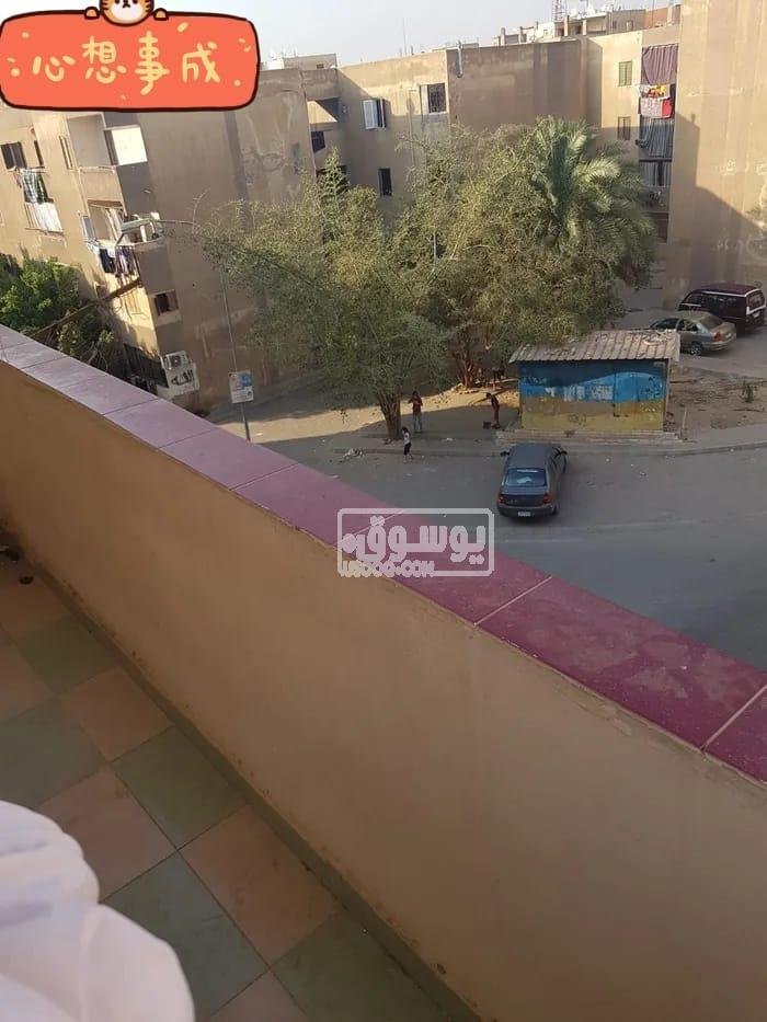 شقة للايجار فى العبور بها تكييف 63 متر