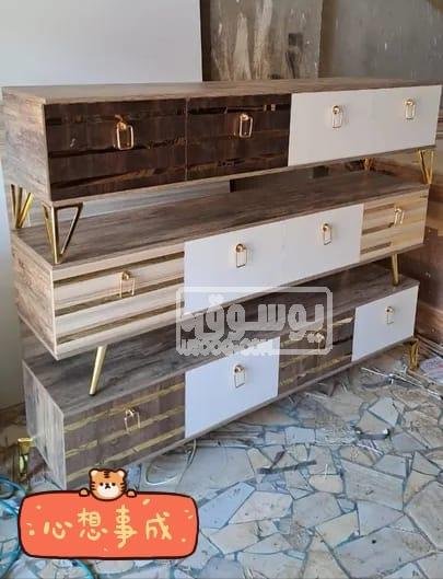 تشكيلة ترابيزة شاشة مودرن شيك فى القاهرة ومتاح الشحن