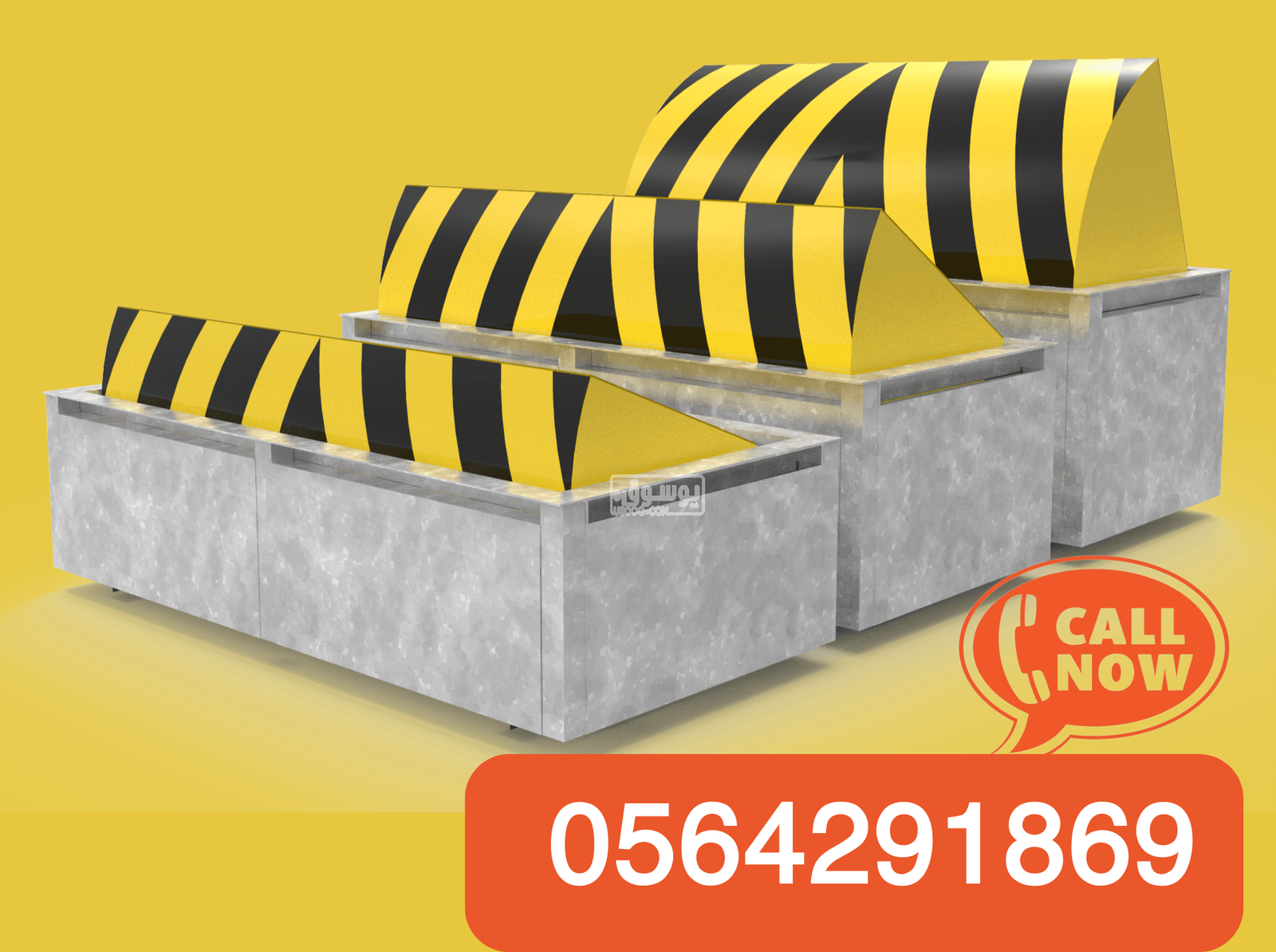 توريد وتركيب مصدات هيدروليكية كبيرة حديدية جدة