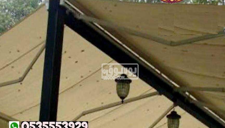 تصنيع مظلات كافيهات و مطاعم متحركة الكهربائية 0548682241