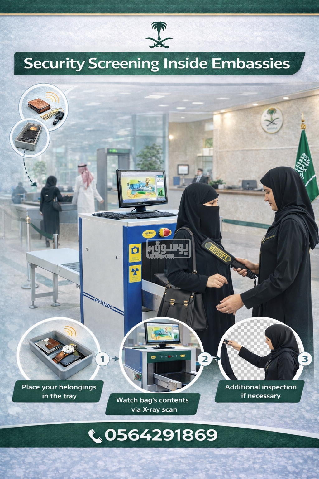 شركة بوابات امنية واجهزة فحص الحقائب بالرياض