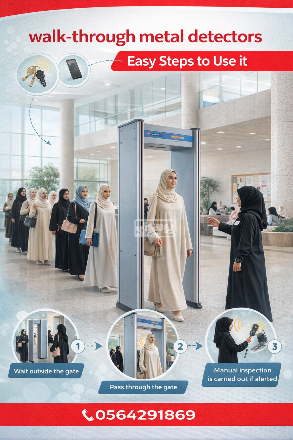 شركة بوابات امنية واجهزة فحص الحقائب بالرياض