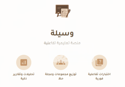 منصة وسيلة .. وسيلتك الأسهل لتعليم تفاعلي ممتع Unti4tled-1