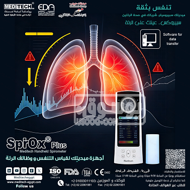 مقياس وظائف التنفس اليدوي Meditech SpiroX Plus